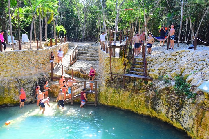 Tirolesa, ATV Compartida & Cenote